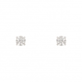 White Gold Diamond Earrings 0.82ct H/VS